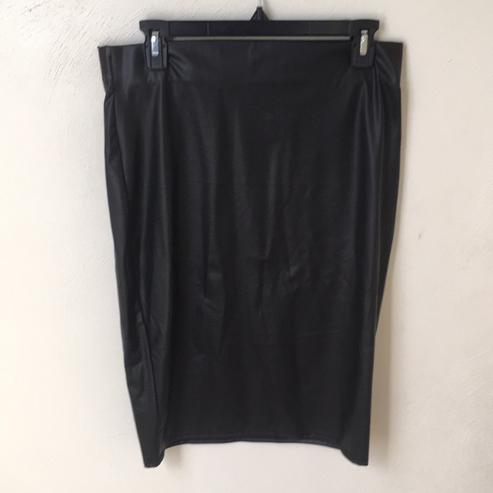 Hot Gal Faux Leather Skirt